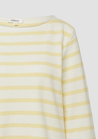 s.Oliver Sweatshirt in Geel