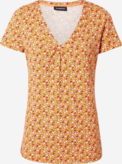 TAIFUN Skjorte i brun / gul / oransje / fuchsia / hvit, Produktvisning