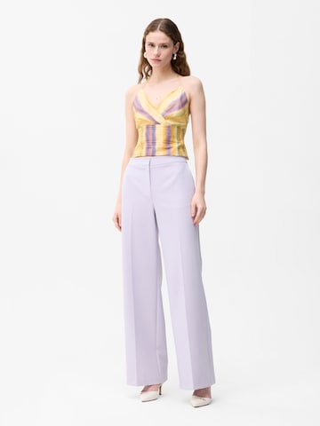 adl Loose fit Trousers with creases in Purple