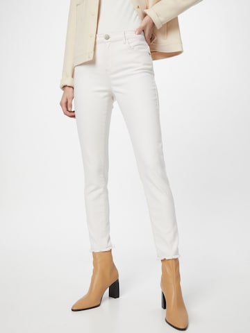 OPUS Slimfit Jeans 'Evita' i vit: framsida