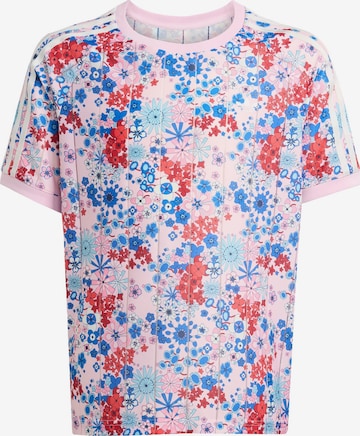 ADIDAS ORIGINALS Shirt 'Adidas Originals x Liberty London' in Roze: voorkant
