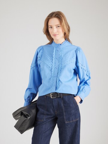 YAS Bluse 'YASKOMEA' in Blau: Vorderseite