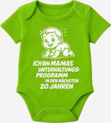 KLEINER FRATZ Romper/Bodysuit in Green: front