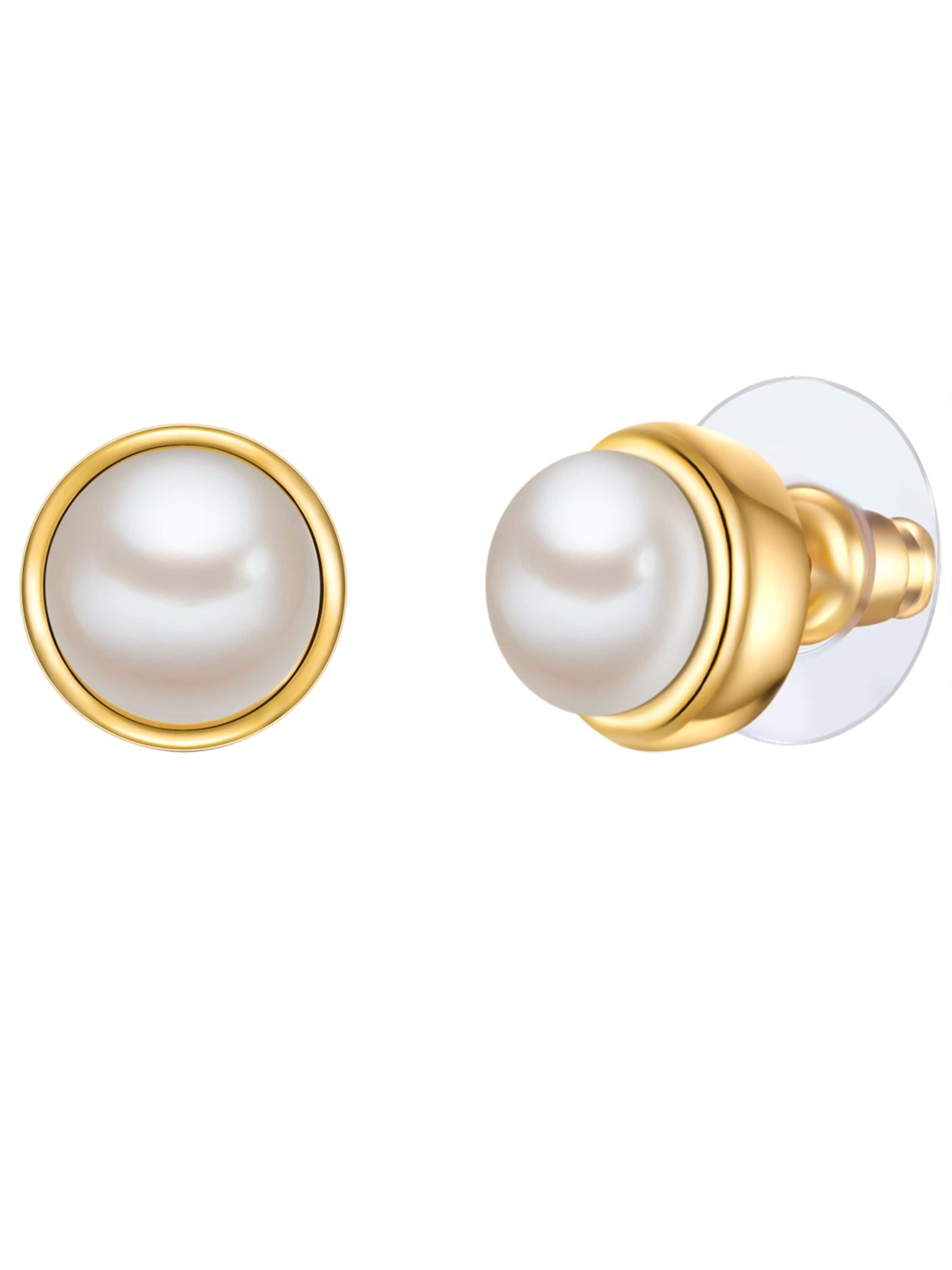 Yokoamii Ohrringe in Gold: Vorderseite