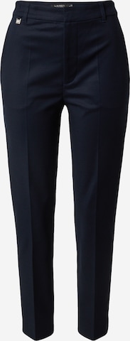 Lauren Ralph Lauren Παντελόνι με τσάκιση 'LAKYTHIA' σε μπλε: μπροστά