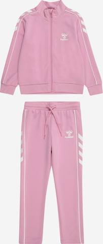 Hummel - Chándal 'Track' en rosa: frente