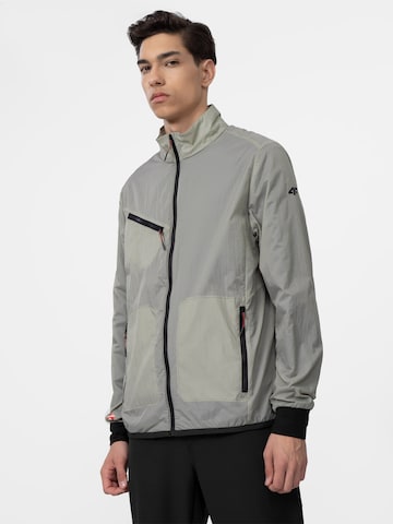 4F Outdoor jacket 'PrimaLoft® Aktiv' in Grey: front