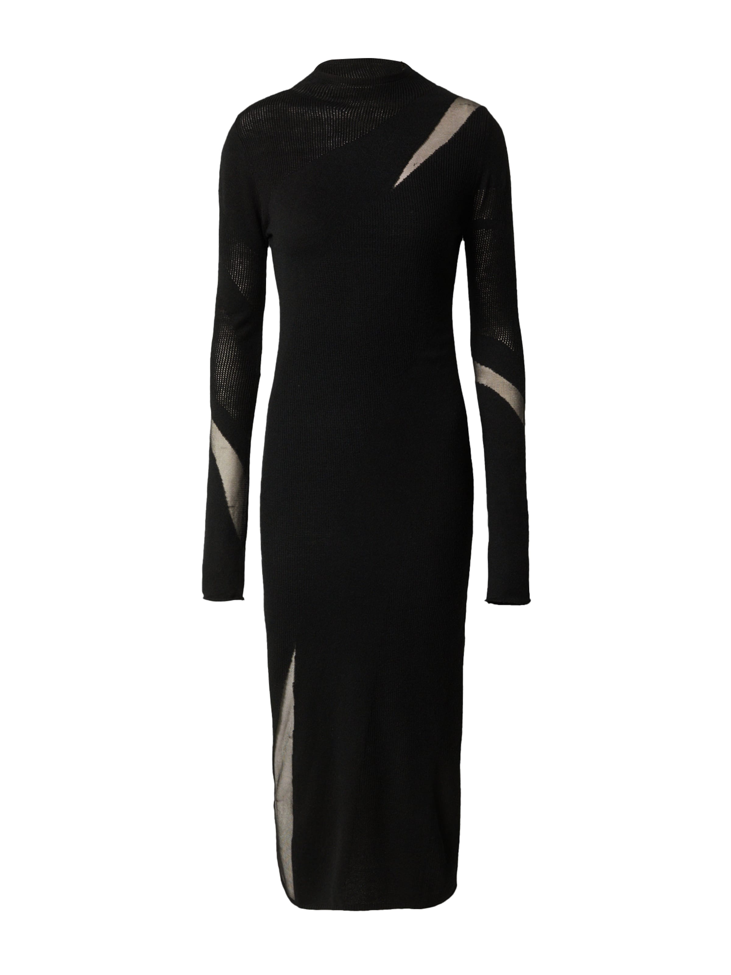 LeGer by Lena Gercke Πλεκτό φόρεμα 'Lenio' σε μπεζ / μαύρο, Άποψη προϊόντος