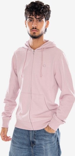 Champion Sweatjacke 'FULL ZIP HOODIE SWEATSHIRT PINK' in S in rosa, Produktansicht