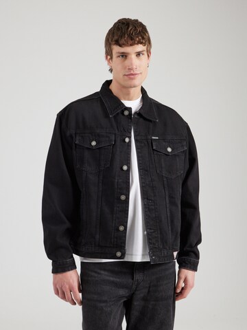 Giacca di mezza stagione di GUESS JEANS in nero: frontale