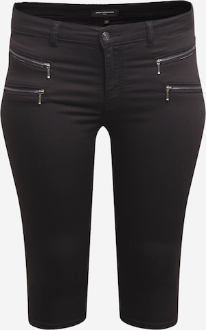 Coupe slim Pantalon 'CarSarah' ONLY Carmakoma en noir : devant