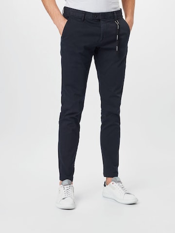 STRELLSON Regularen Chino hlače 'Code' | modra barva: sprednja stran