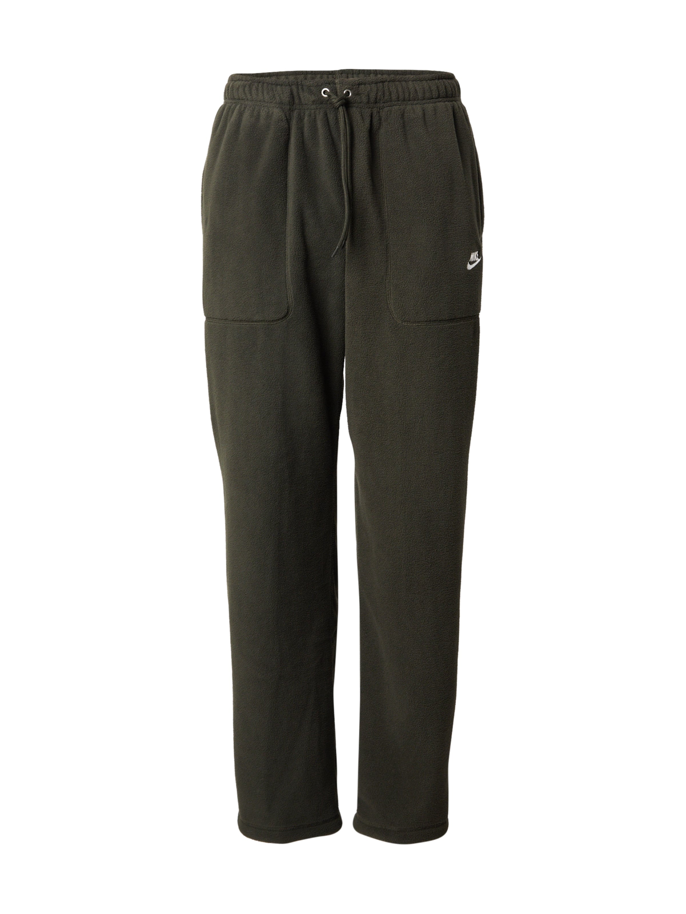 Largi Pantaloni 'CLUB' de la Nike Sportswear pe verde: față