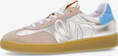 MANFIELD Sneaker in 36 in nude / azur / gold / weiß, Produktansicht