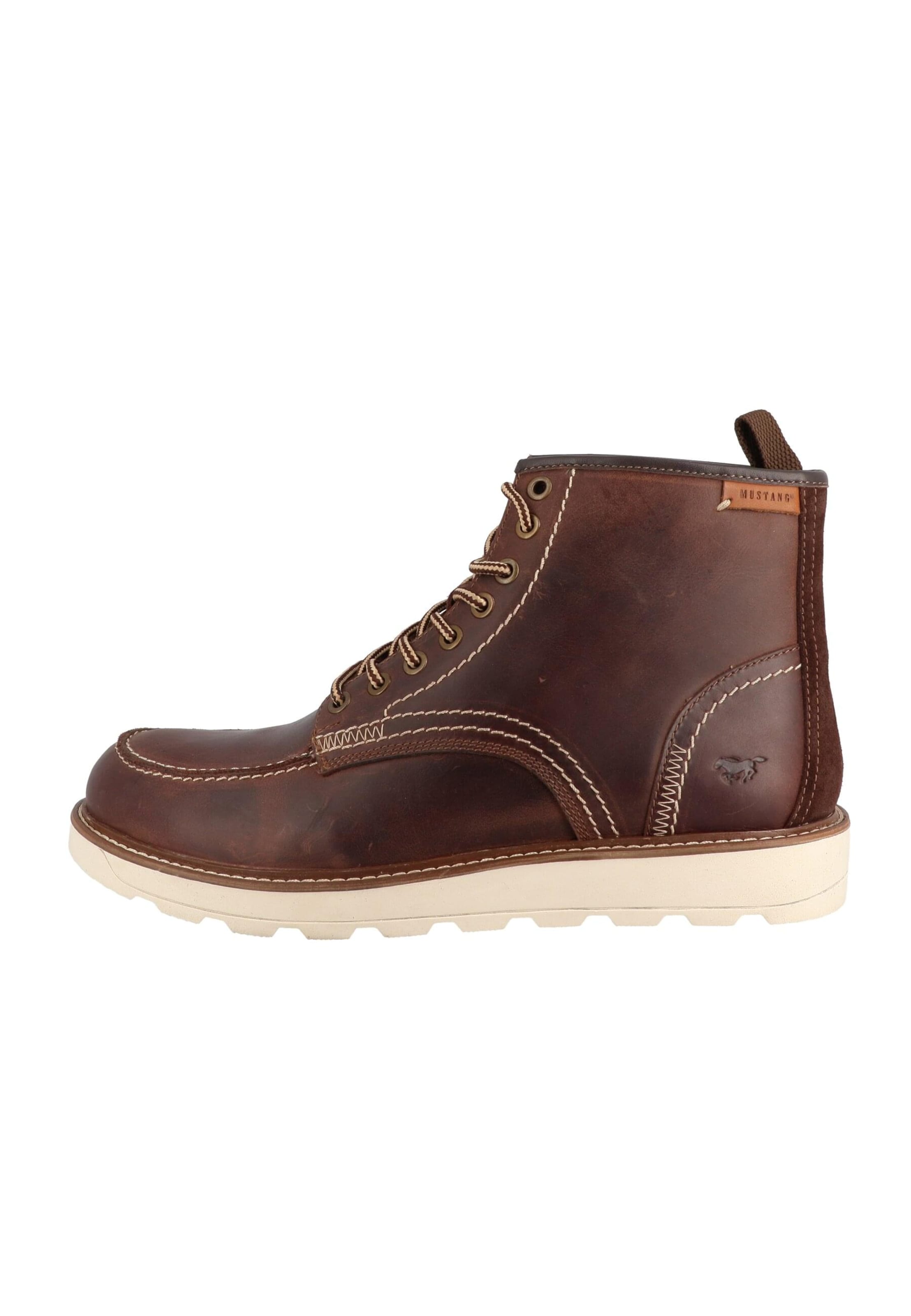 Bottines à lacets 'Egidio' MUSTANG en marron