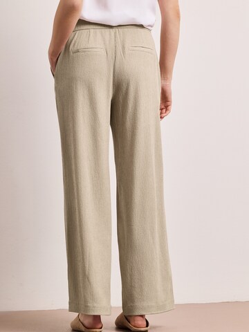 STREET ONE Широки крачоли Панталон в сиво