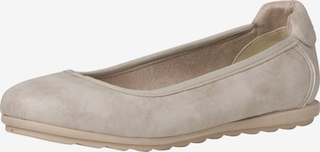 s.Oliver Ballerina in Beige: voorkant