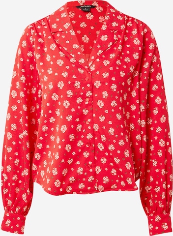 Monki Blouse in Rood: voorkant