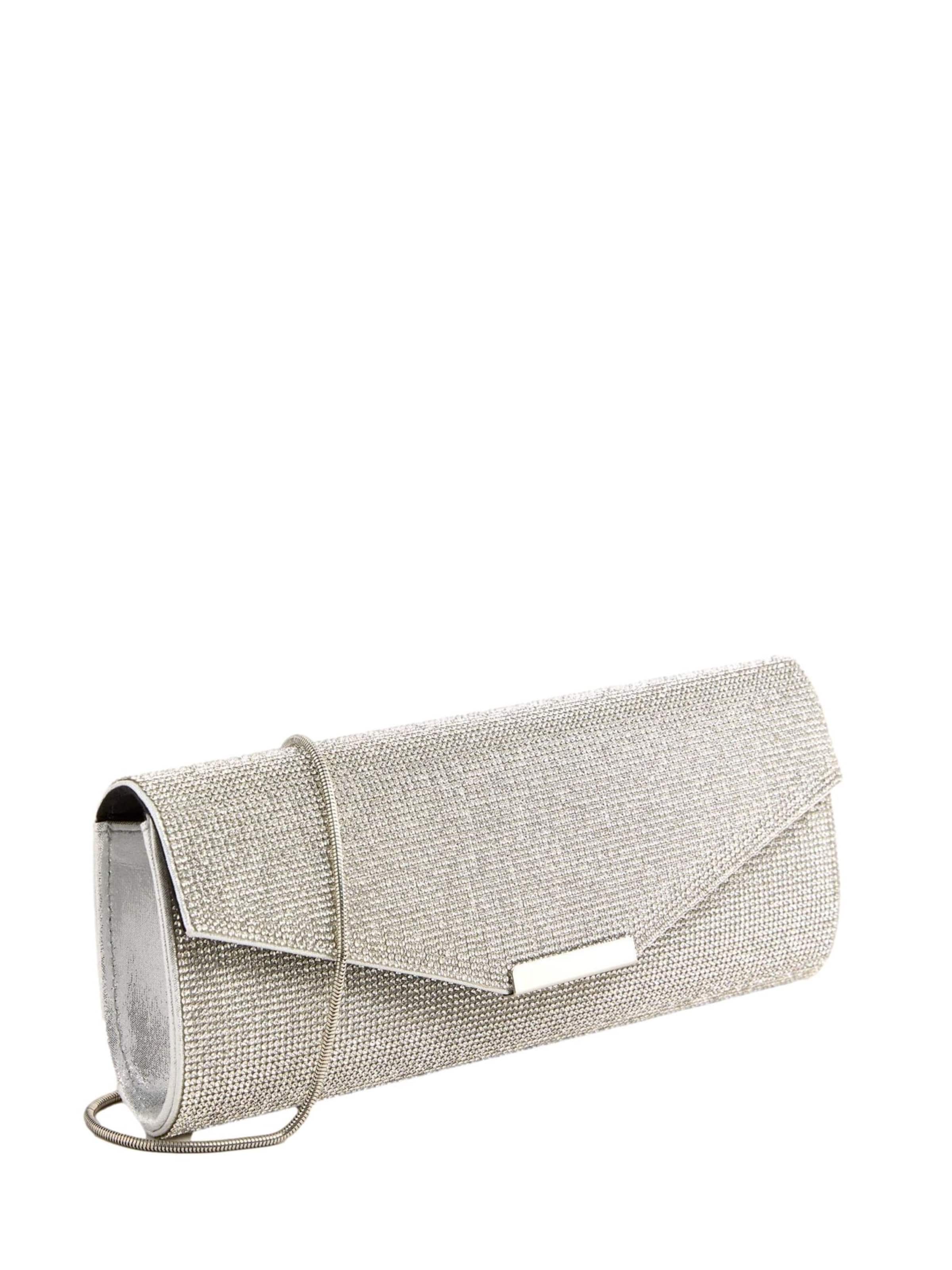 Pochette Lipsy en argent : devant