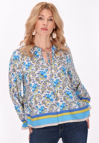 usha FESTIVAL Blouse 'Festival' in Blue: front