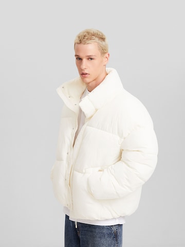 Bershka Winterjacke in Gelb: predná strana