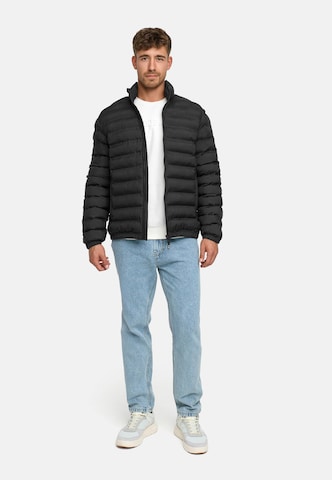 INDICODE JEANS Übergangsjacke 'Bjarne' in Schwarz