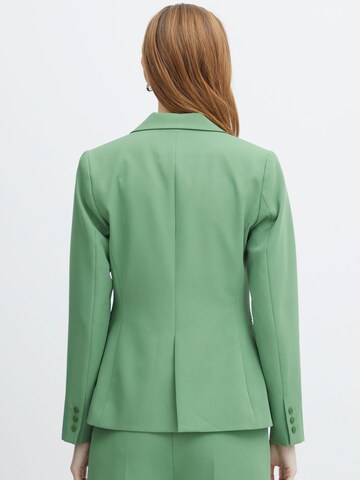 ICHI Slimfit Blazer 'Lexi' in Grün
