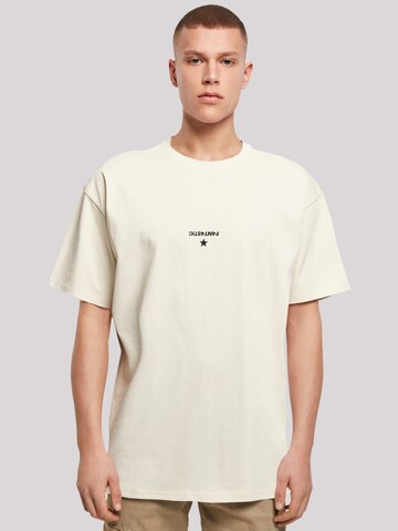 T-Shirt F4NT4STIC en beige : devant