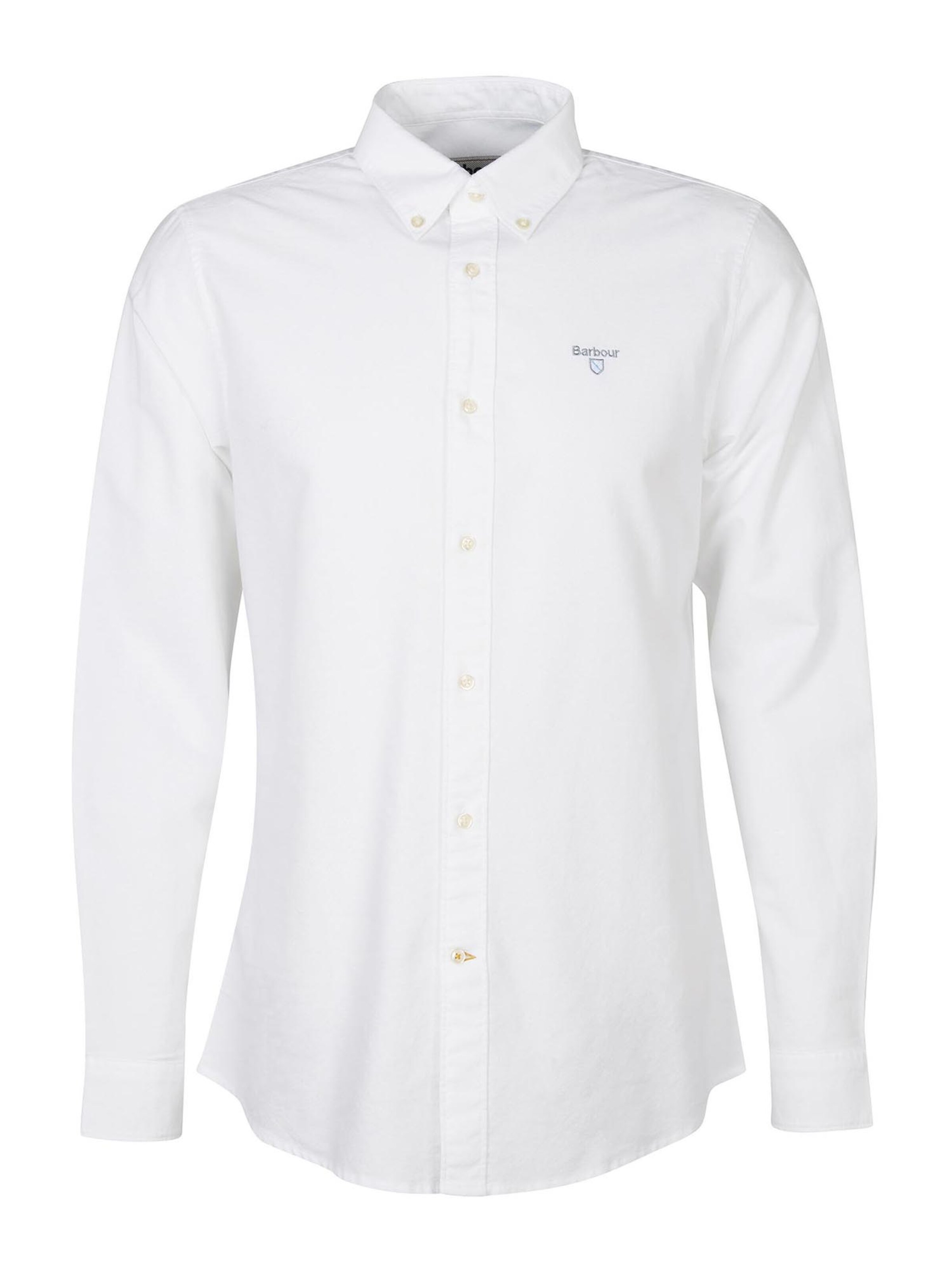 Barbour Regular fit Πουκάμισο 'Oxtown' σε λευκό: μπροστά