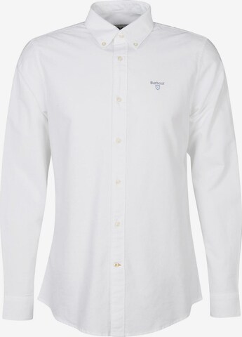Barbour Overhemd 'Oxtown' in Wit: voorkant