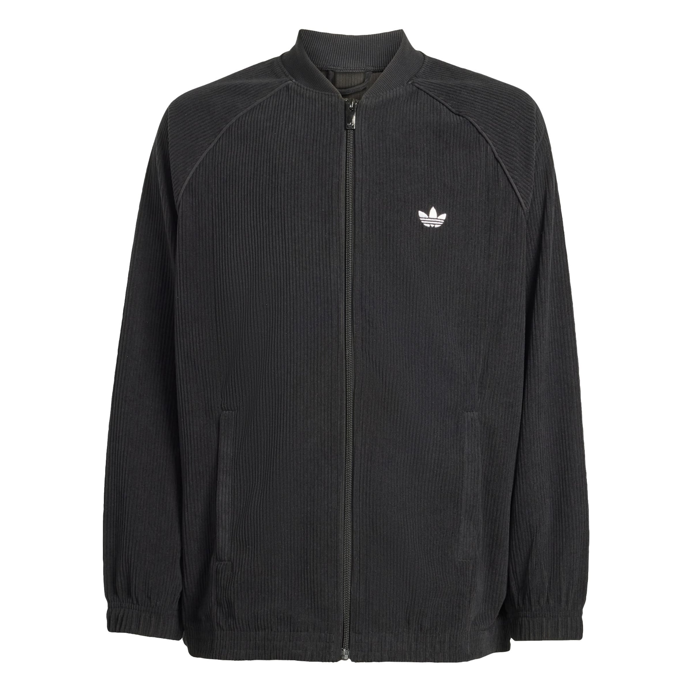 ADIDAS ORIGINALS - Chaqueta de entretiempo en negro: frente