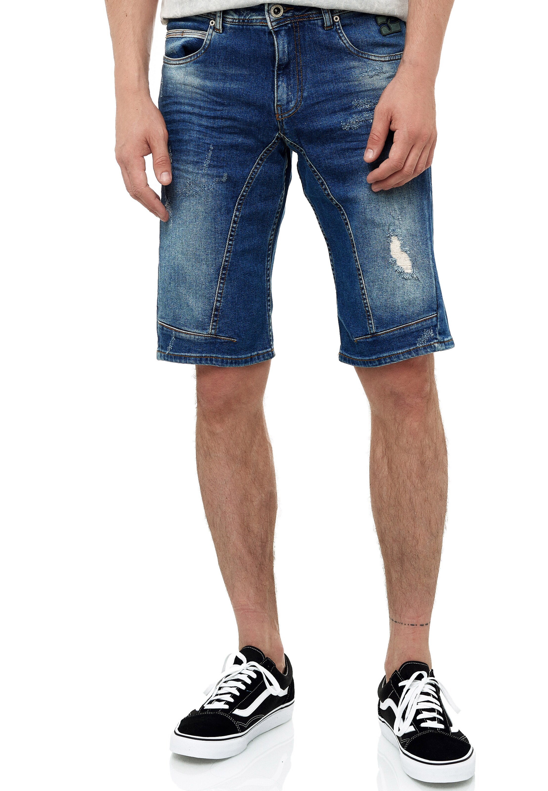 Rusty Neal Regular Jeans 'Yameto' in Blauw: voorkant