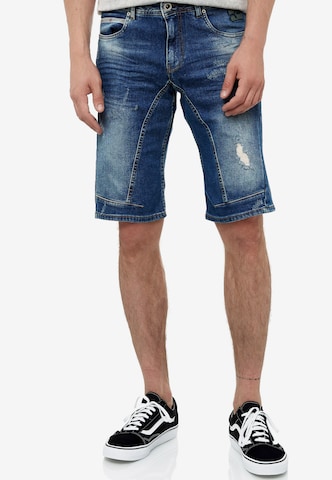 Rusty Neal Regular Jeans 'Yameto' in Blauw: voorkant