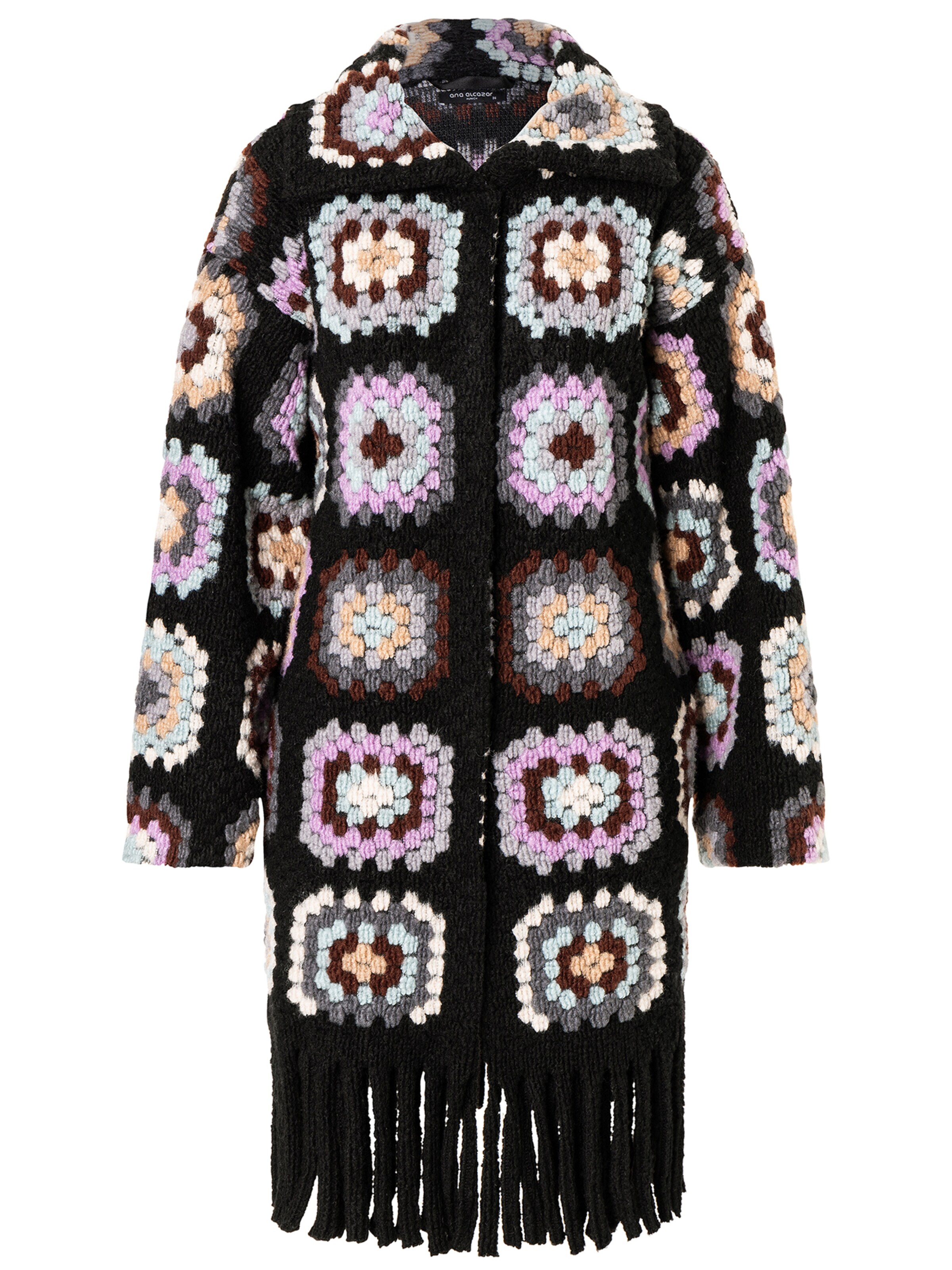 Ana Alcazar Übergangsmantel ' Sabora ' in mischfarben / schwarz, Produktansicht