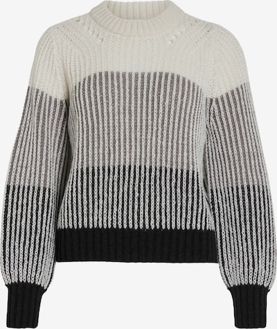 VILA Sweater 'Alina' in Dark grey / Black / natural white, Item view