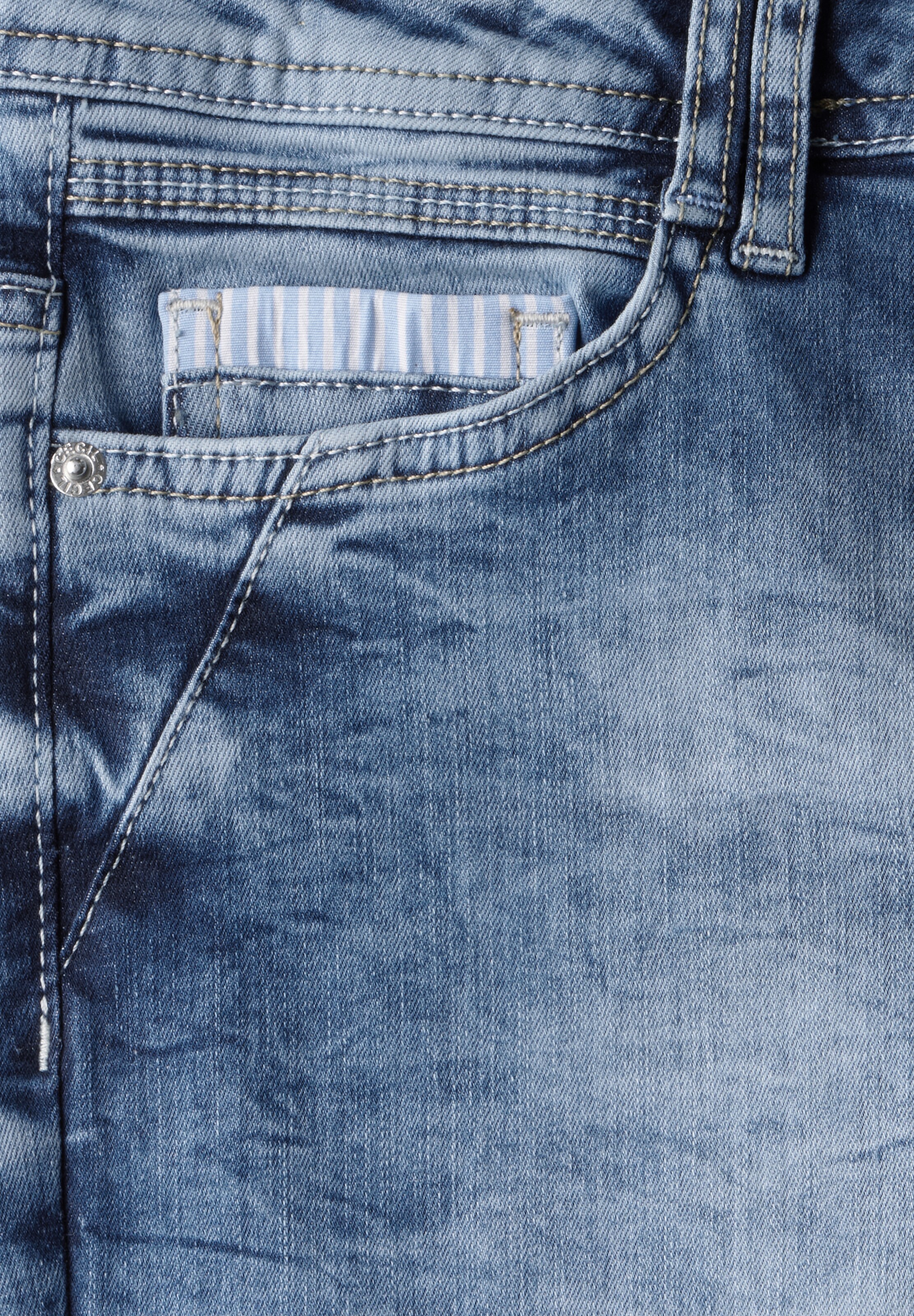 CECIL Regular Jeans in Blau