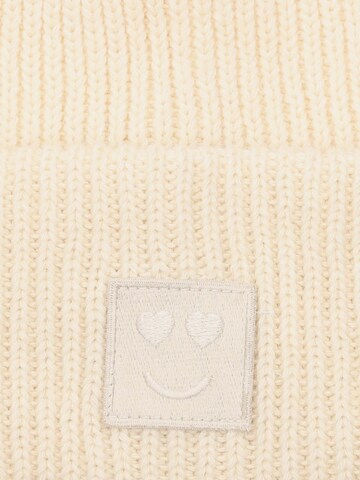 Zwillingsherz Beanie in Beige