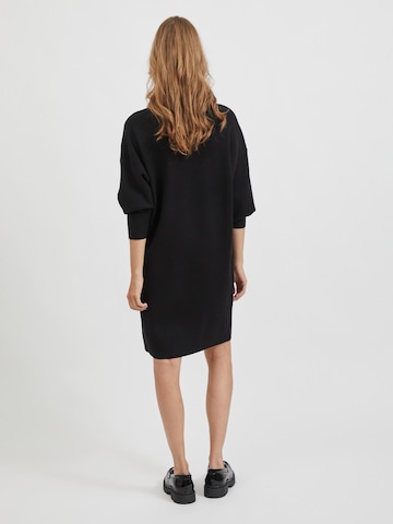 VILA Knitted dress in Black