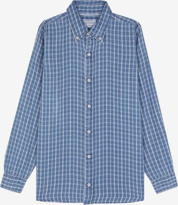 Coupe regular Chemise Scalpers en bleu : devant