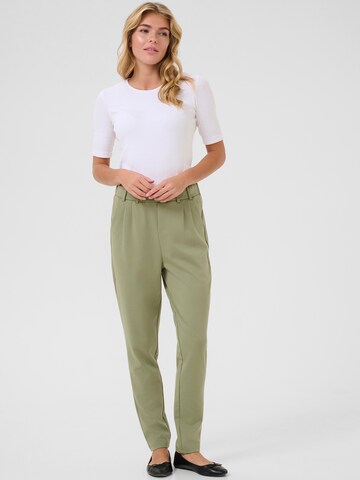Regular Pantalon à pince 'Jenny' Kaffe en vert