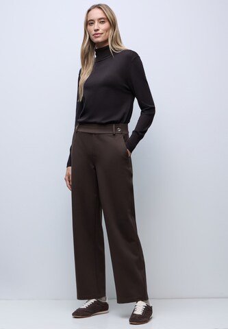 STREET ONE Loosefit Hose in Braun