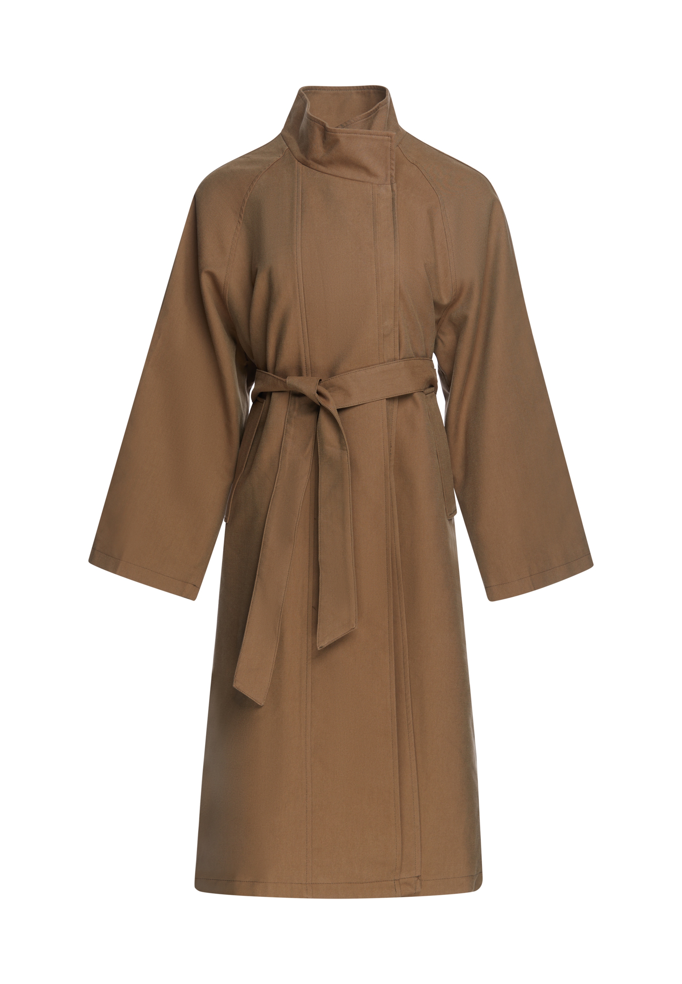 usha BLACK LABEL Manteau mi-saison en M en marron, Vue avec produit