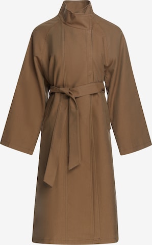 Manteau mi-saison usha BLACK LABEL en marron : devant