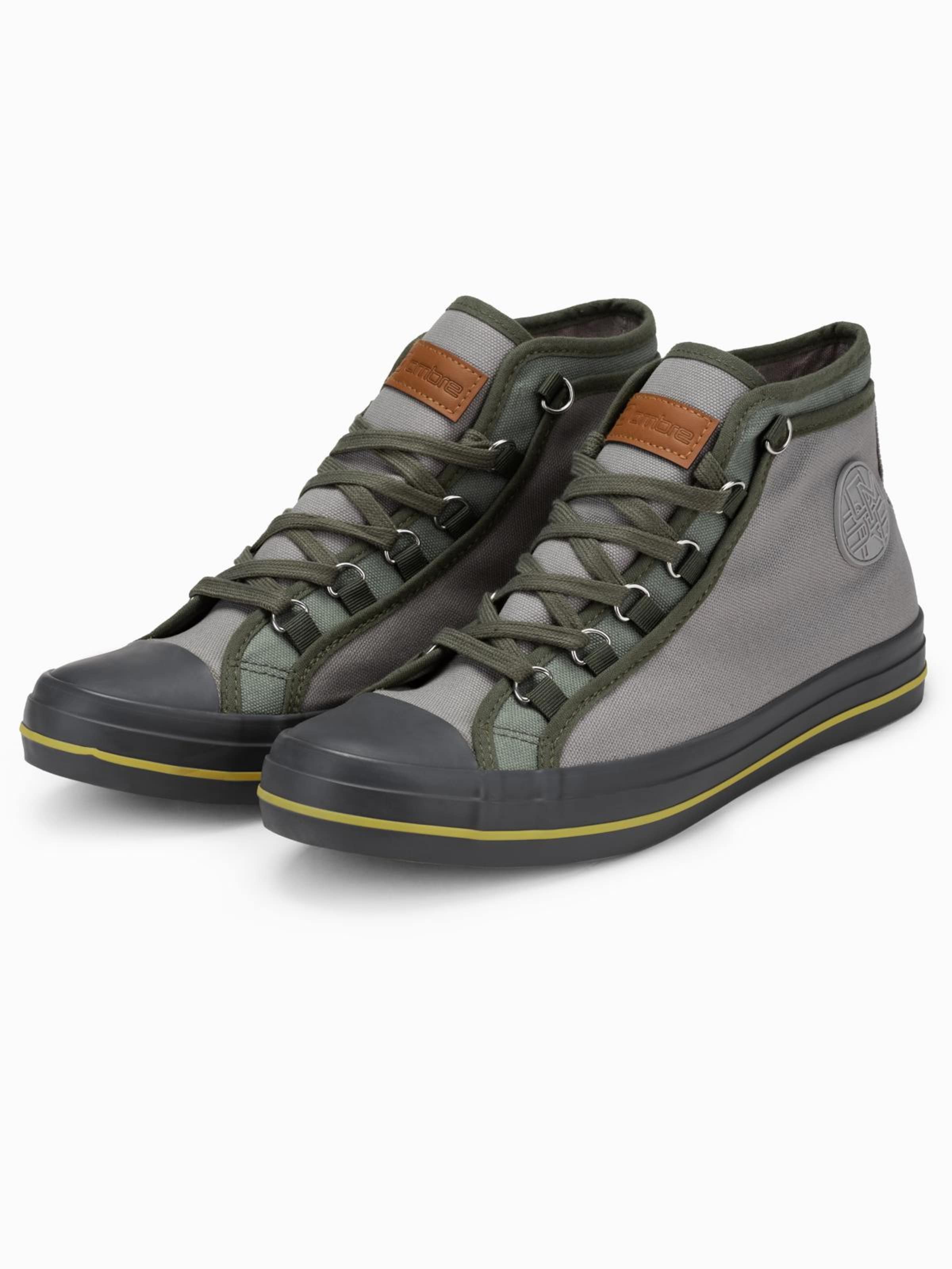 Baskets hautes Ombre en gris