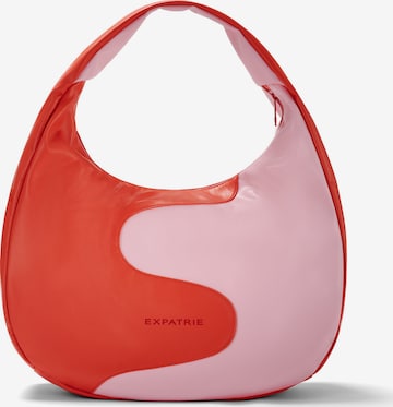 Expatrié Olkalaukku värissä vaaleanpunainen: etupuoli