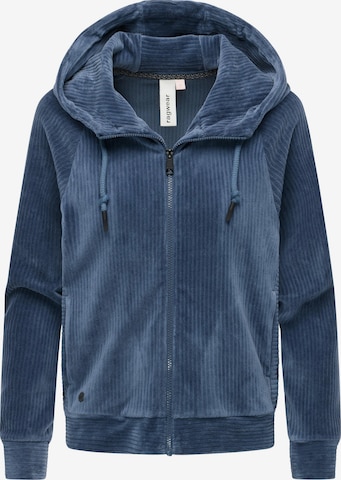 Ragwear Sweat jacket in Blue: front