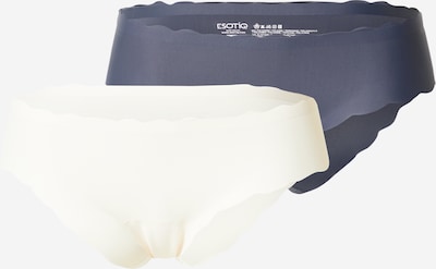 ESOTIQ Slip 'PEONY' in creme / navy, Produktansicht