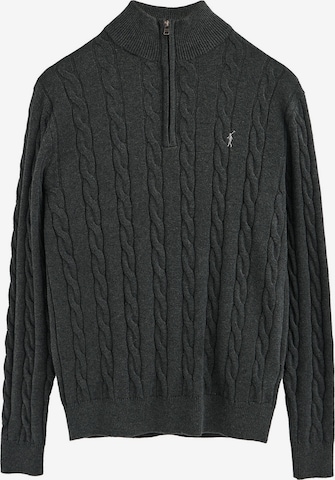 Polo Club Sweater in Grey: front