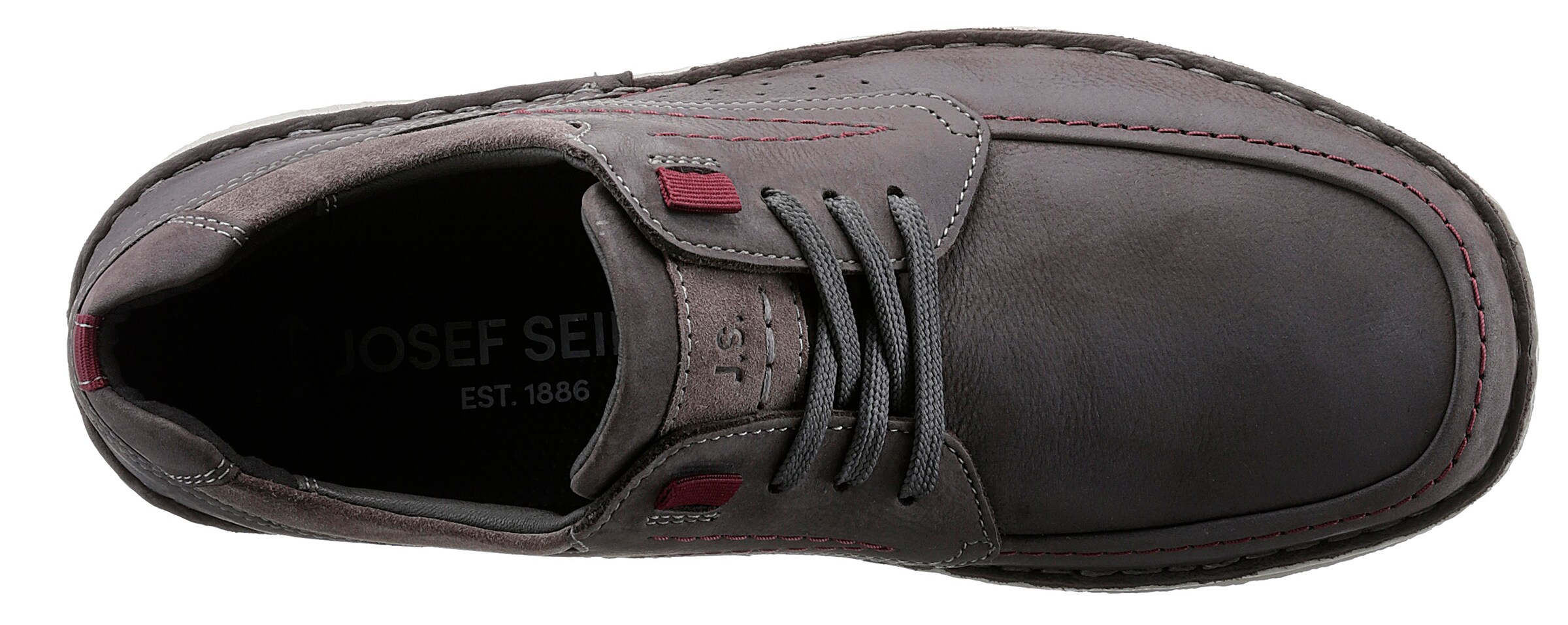 JOSEF SEIBEL Veterschoen 'Anvers 91' in Grijs