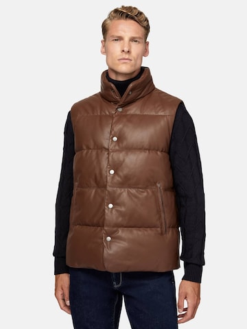 Boggi Milano Vest in Brown: front